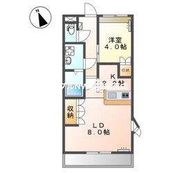 ミロワール伍番館の物件間取画像